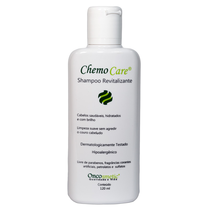 ChemoCare Shampoo Revitalizante Cabelos enfraquecidos e CRIO CAP.  Mais energia para seus cabelos agora em  Nova Embalagem 